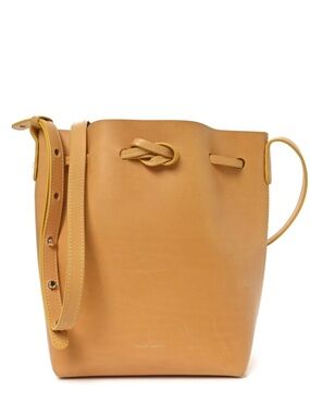 Mansur Gavriel Calfskin Mini Bucket Bag Sun